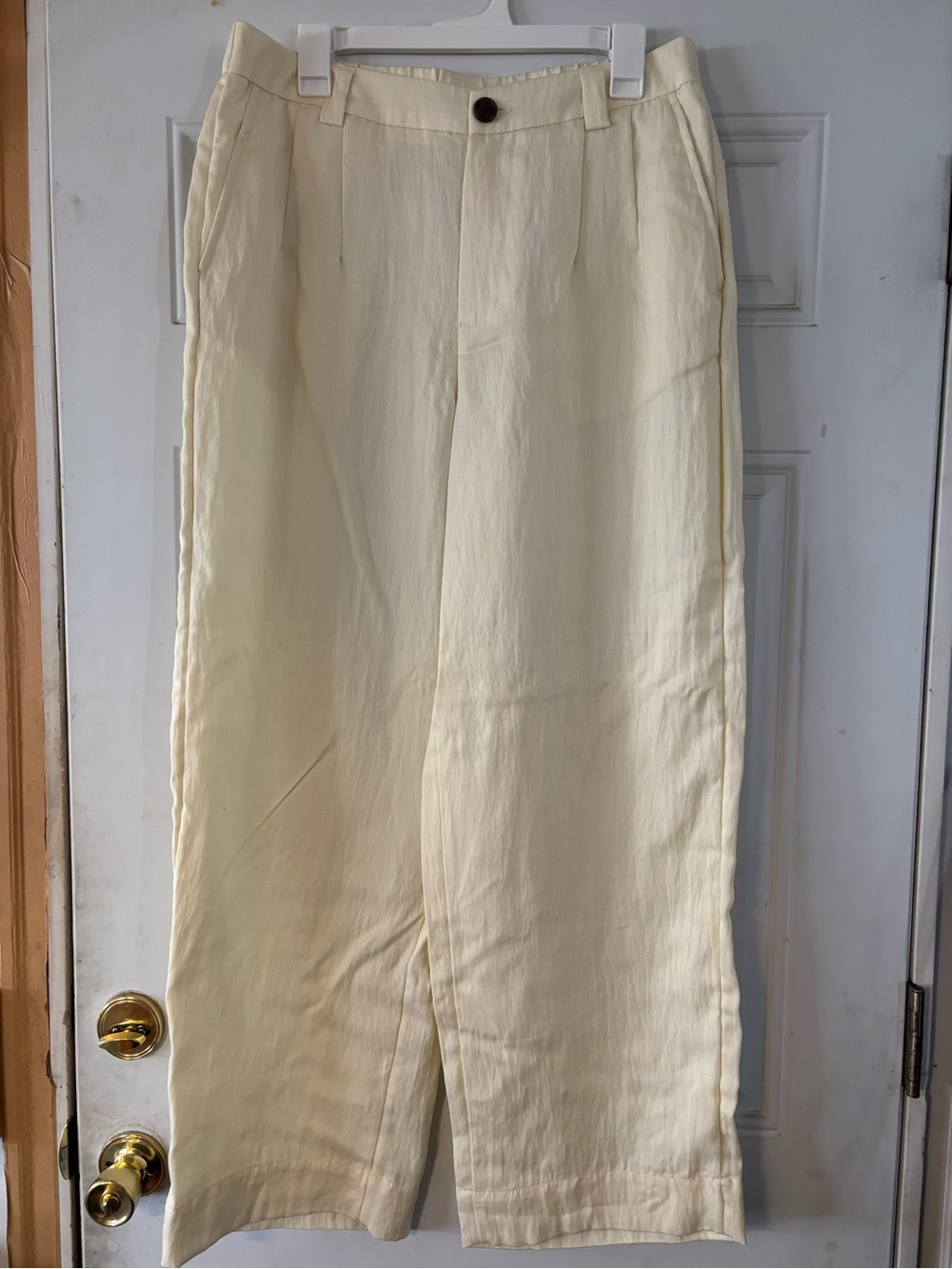 a new day Cream wide leg pants